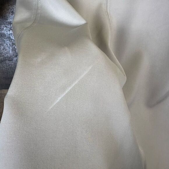 Emerson Fry Womens Size Medium Mini Shift Dress Cream Long Sleeve Stretch - Picture 9 of 9